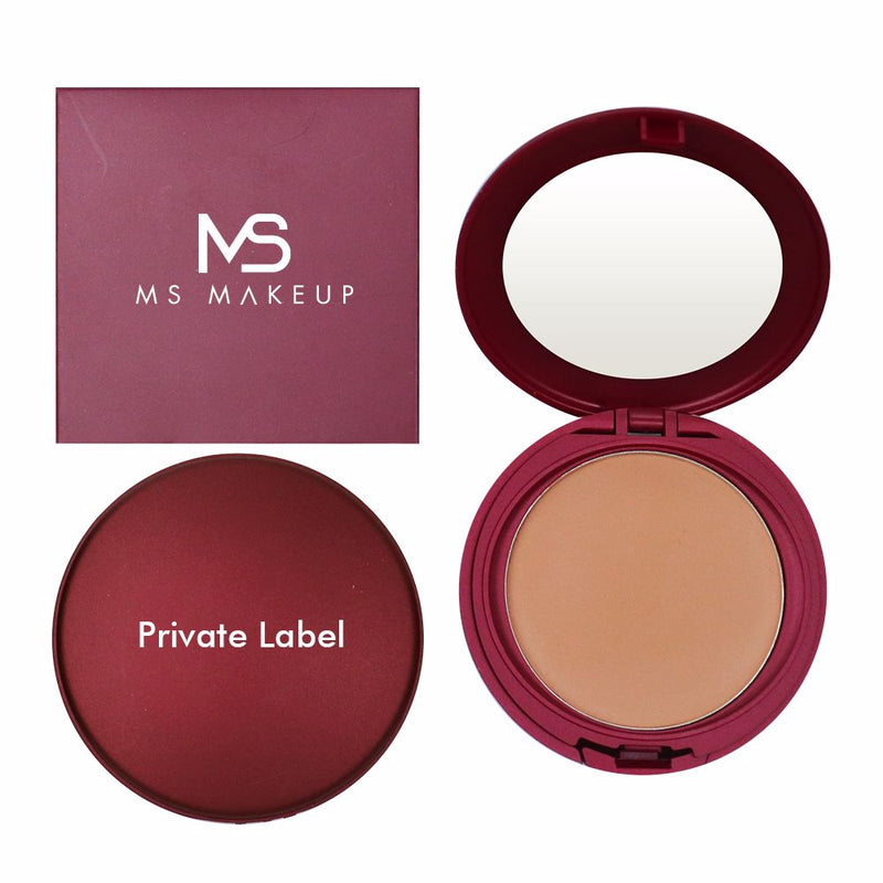 Low Moq Matte Pressed Compact Face Powder con proveedor de cosméticos de caja roja (50 piezas envío gratis)