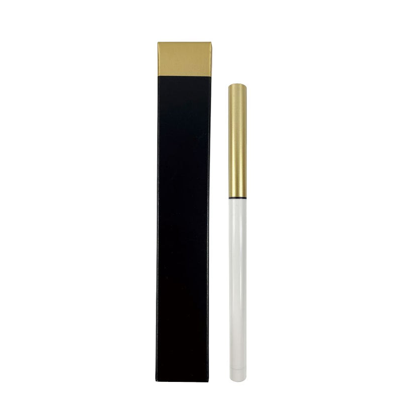 7 color white tube golden lid eyeliner