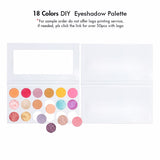 Paleta de sombras de ojos blancas Diy de 18 colores 【Muestra】