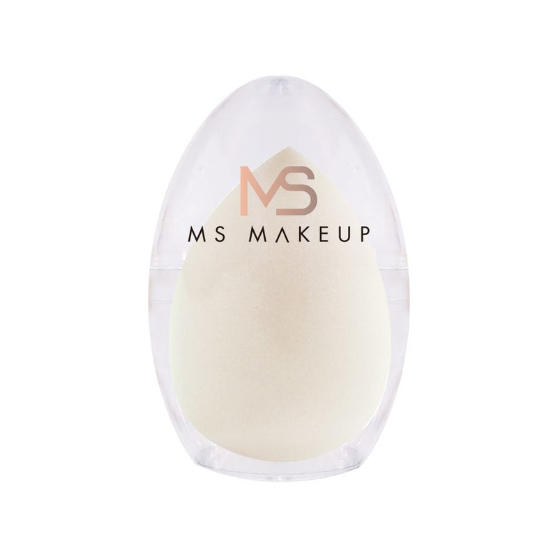 7 color drop-shaped beauty egg (with round clear plastic box)