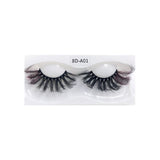 8D Eye End Colorful Fried Hair Thick Exaggerated False Eyelashes