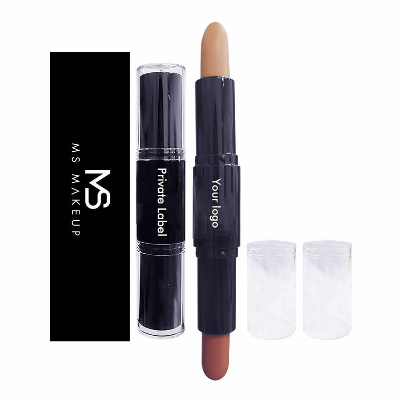 3 Kinds of Double-headed Highlight Concealer Contouring Stick - MSmakeupoem.com
