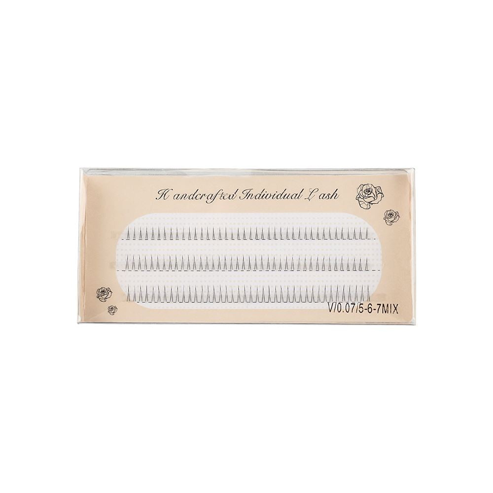Single-cluster V-shaped air natural simulation bottom eyelashes