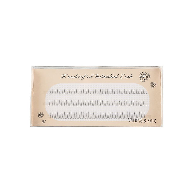Single-cluster V-shaped air natural simulation bottom eyelashes
