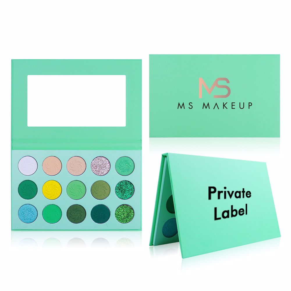 4 Colors Palettes for 15 Colors Eyeshadow