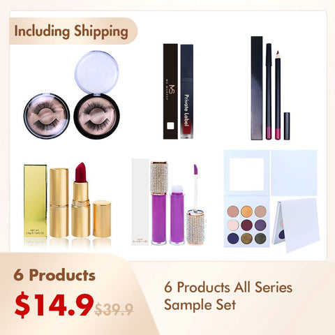 【Envío gratis】Conjunto de muestra de 6 productos de todas las series