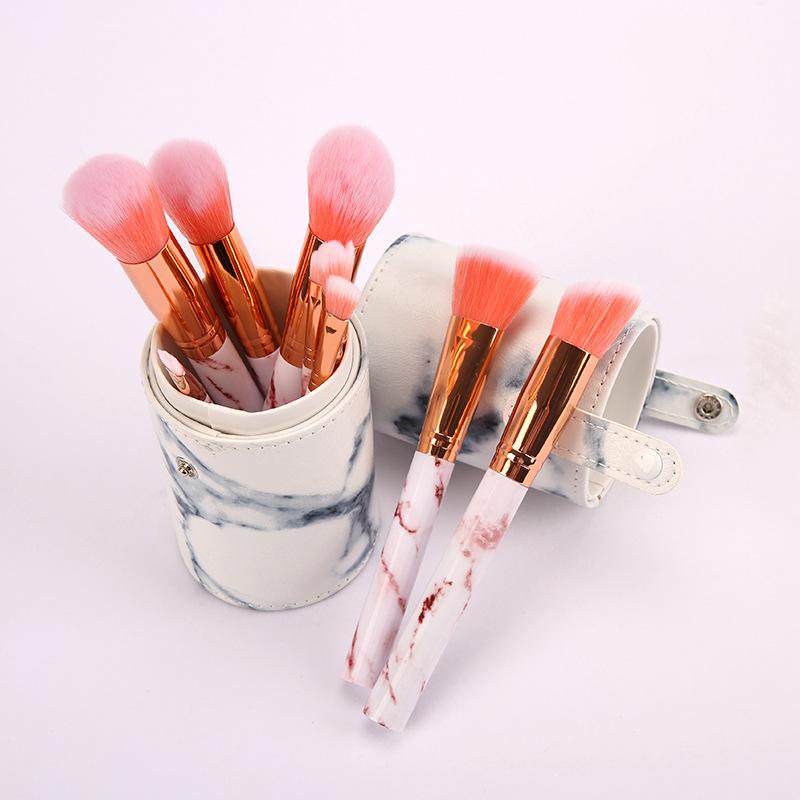 10pcs marble brushes (with holder) - MSmakeupoem.com
