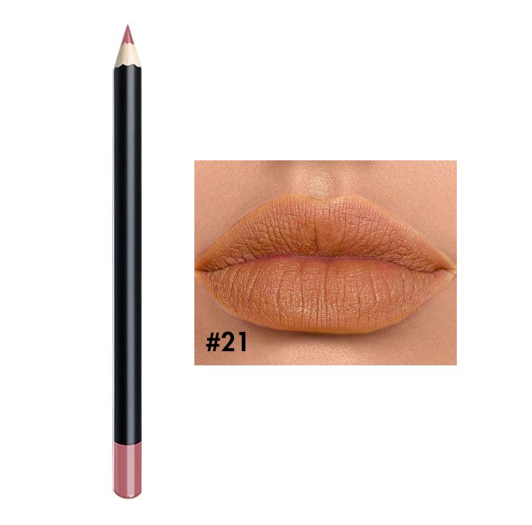 25 color black tube lip liner