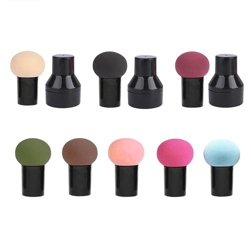 8 colors mushroom puff (with box and handle)