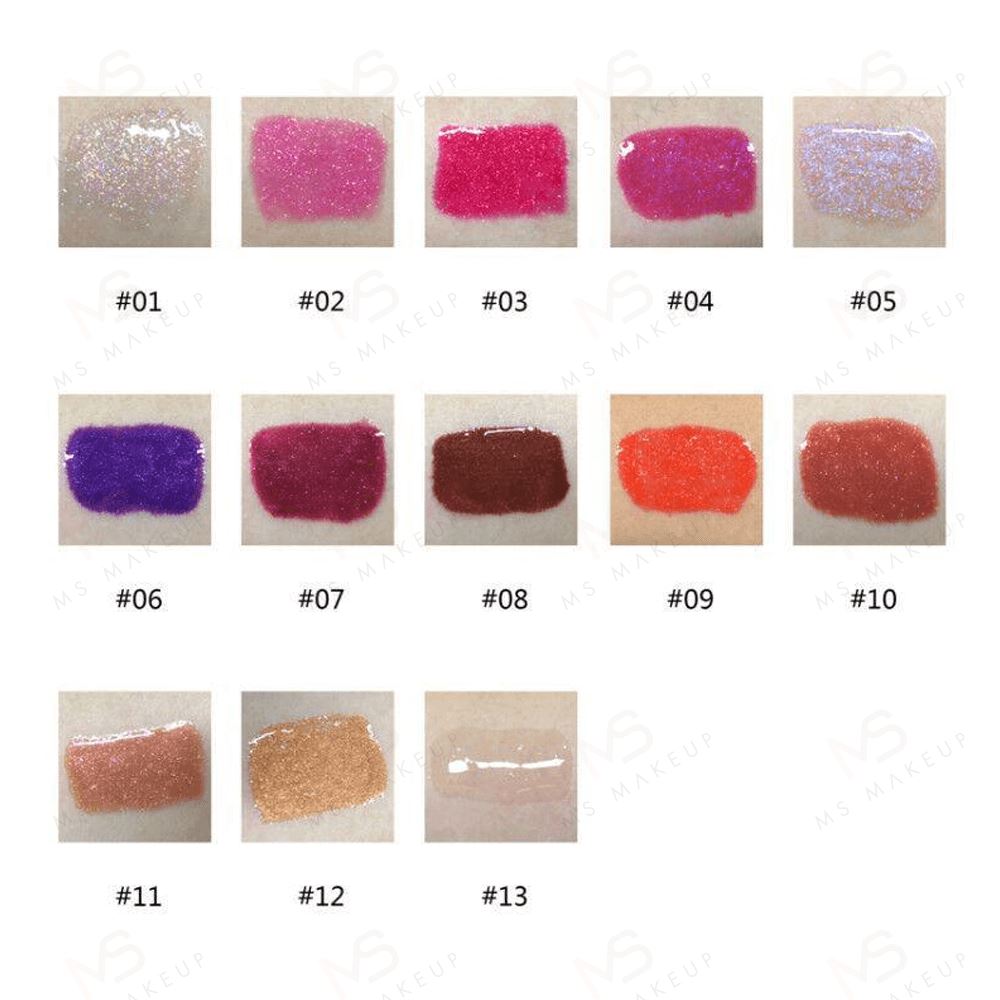 13 Colors Gradient Tube Lip Glosses - MSmakeupoem.com