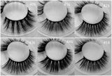 False eyelashes silver box  (3D mink hair)