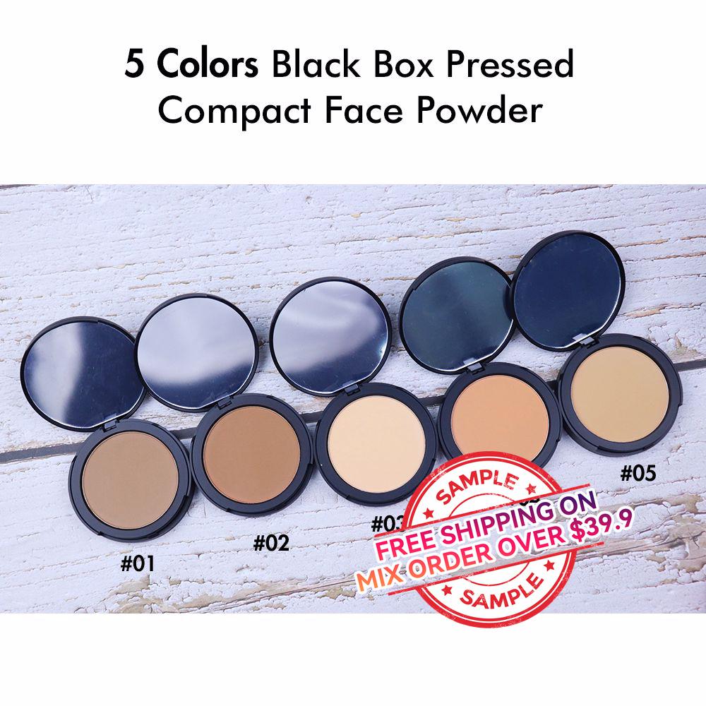 【SAMPLE】5 Colors Pressed Compact Face Powder Matte&Private Label Makeup Powder -【Free Shipping On Mix Order Over $39.9】