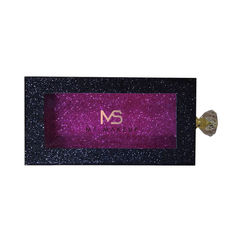 Rectangular pull-out eyelashes box