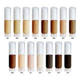【Livraison gratuite】 Ensemble d'échantillons de 20 pièces Ensemble complet de fond de teint liquide crémeux et de poudre compacte pressée