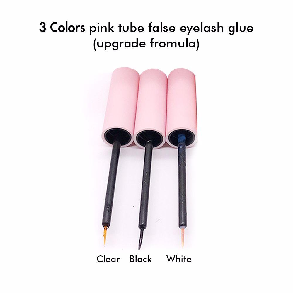 3 Color Pink Tube False Eyelash Glue (upgrade Fromula) - MSmakeupoem.com