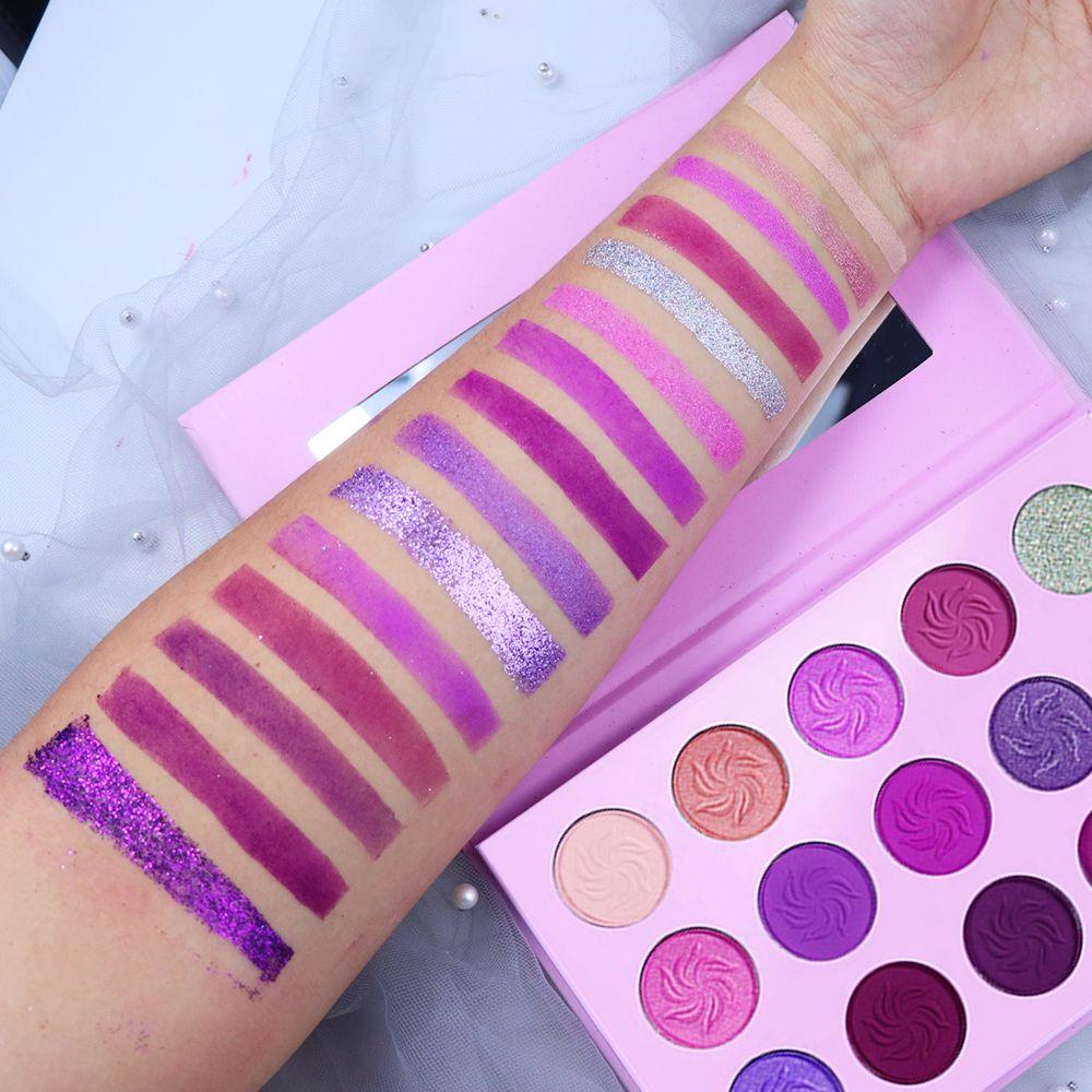 4 Colors Palettes for 15 Colors Eyeshadow