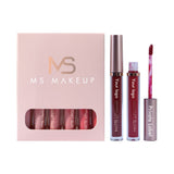 Nude Pink matte lip gloss Set (6PCS)