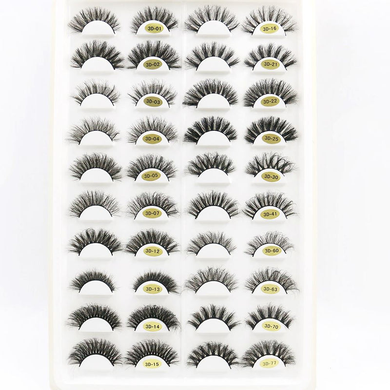 3D Messy High Imitation Mink Hair False Eyelashes