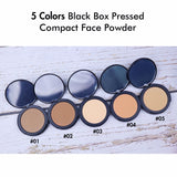 Polvo facial compacto prensado en 5 colores, polvo de maquillaje de etiqueta privada y mate (50 uds, envío gratis)