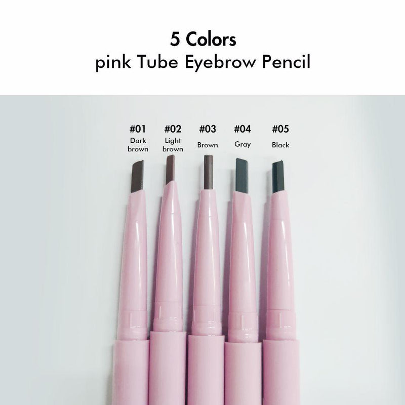 5 Colors pink Tube Eyebrow Pencil