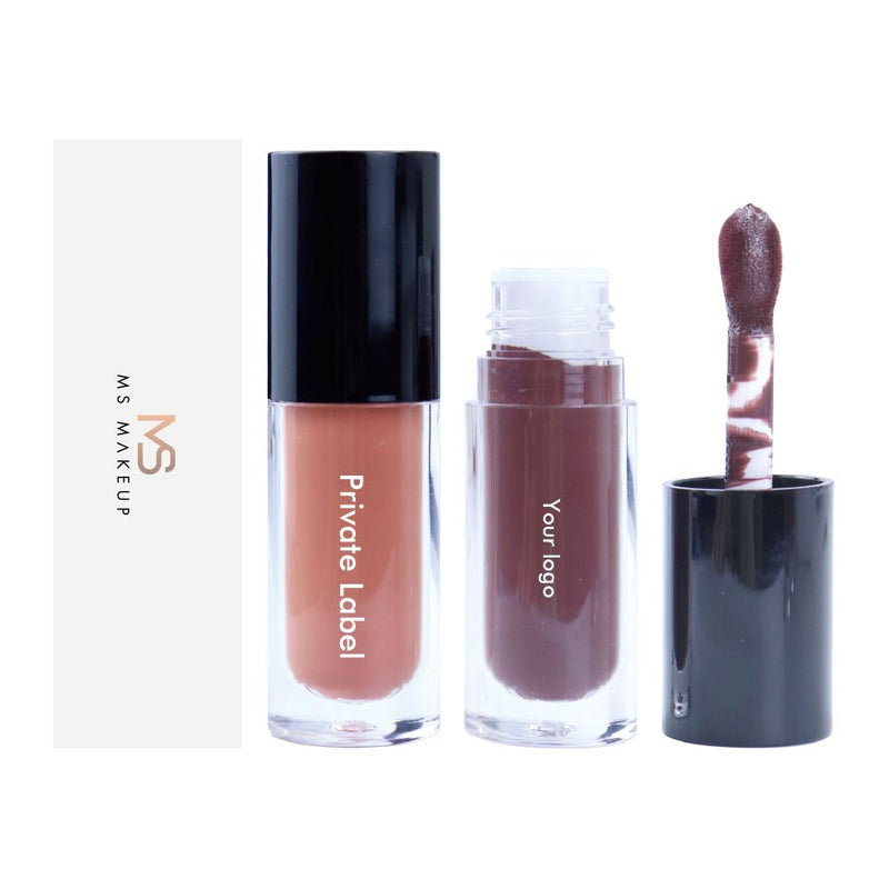 25 Color Black Cover Large Brush Head Matte Liquid Lipstick