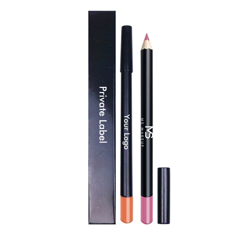 25 color black tube lip liner