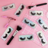 1 pair of 3D imitation mink false eyelashes laser box