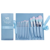 2 Farben 12 Stück Bonbonfarben Make-up-Pinsel-Set Benutzerdefiniertes Logo