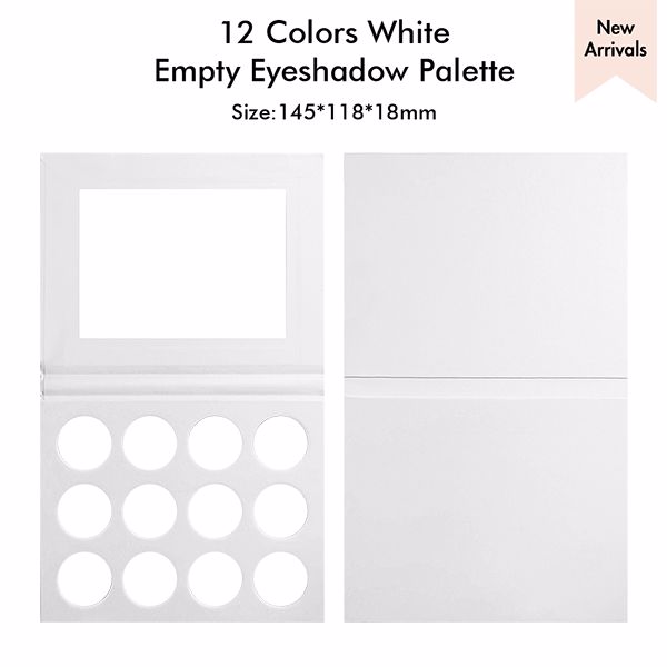 12 Colors Custom Eyeshadow Palette【50pcs】 - MSmakeupoem.com