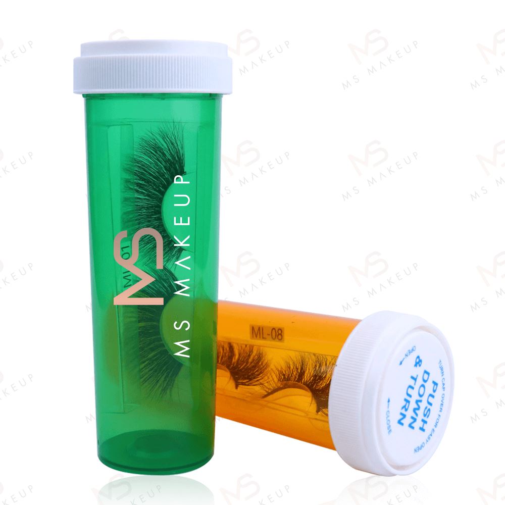 5 Colors Eyelash  Pill Bottle(empty box)