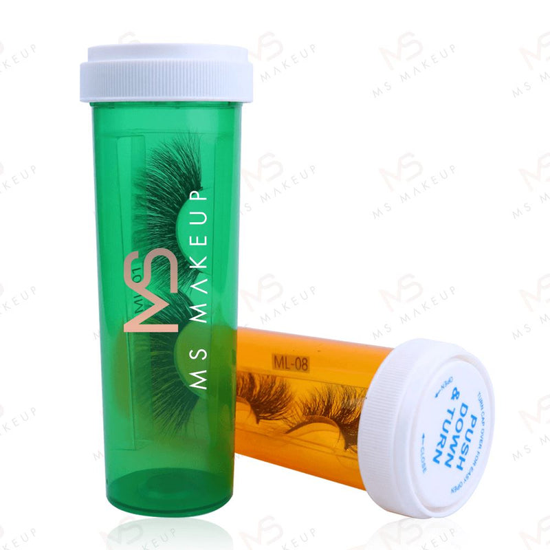 5 Colors Eyelash  Pill Bottle(empty box)