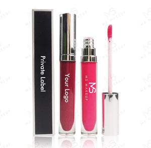 15 Colors Silver Lid  Round Tube Lip Glosses - MSmakeupoem.com