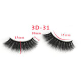 3D Thick Mink Hair False Eyelashes (#26-#50)