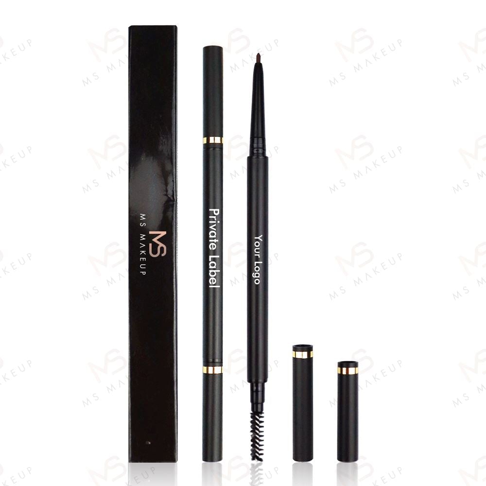 6 Colors  Black Tube Eyebrow Pencil【30PCS Free Shipping & Free Print Logo】