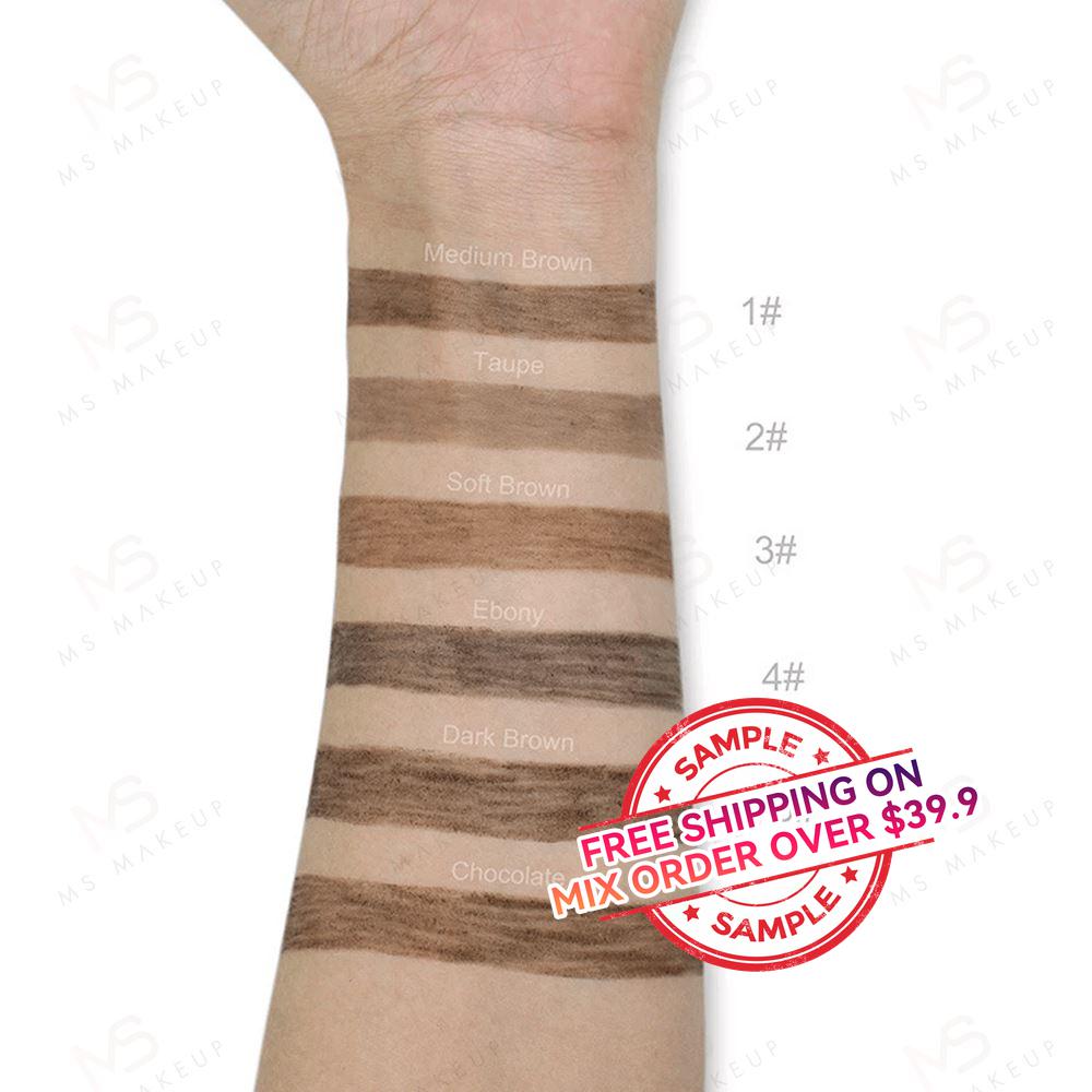 【SAMPLE】6 Colors  Black Tube Eyebrow Pencil -【Free Shipping On Mix Order Over $39.9】