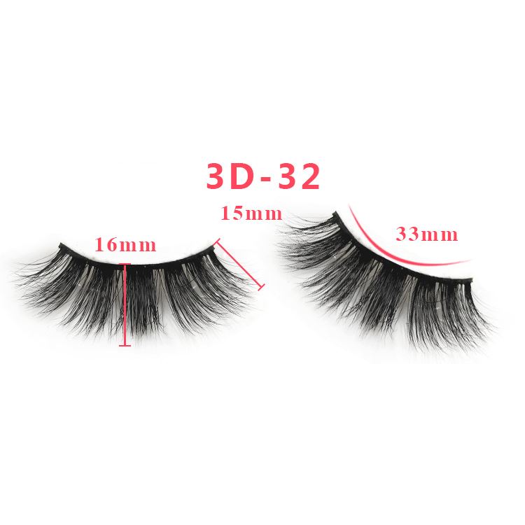 3D Thick Mink Hair False Eyelashes (#26-#50)