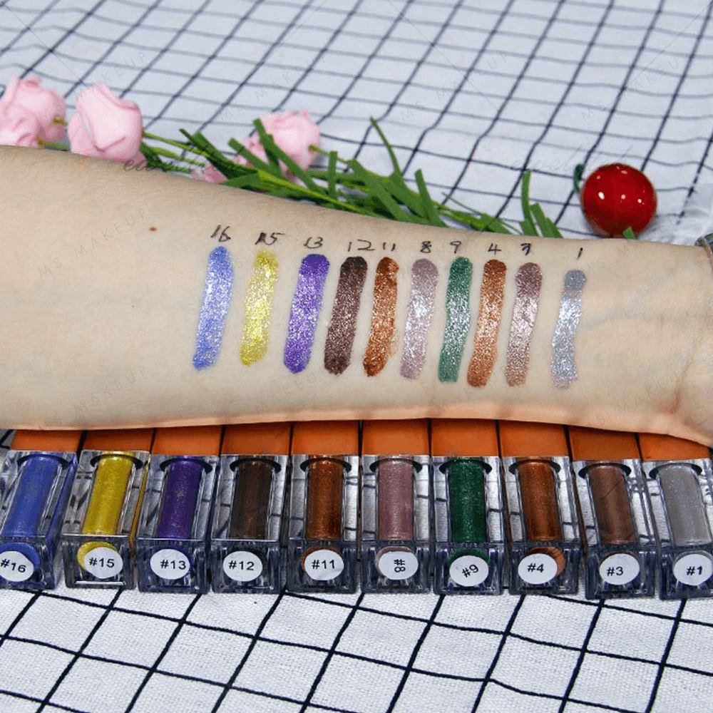 10 Colors Liquid Eyeshadow - MSmakeupoem.com