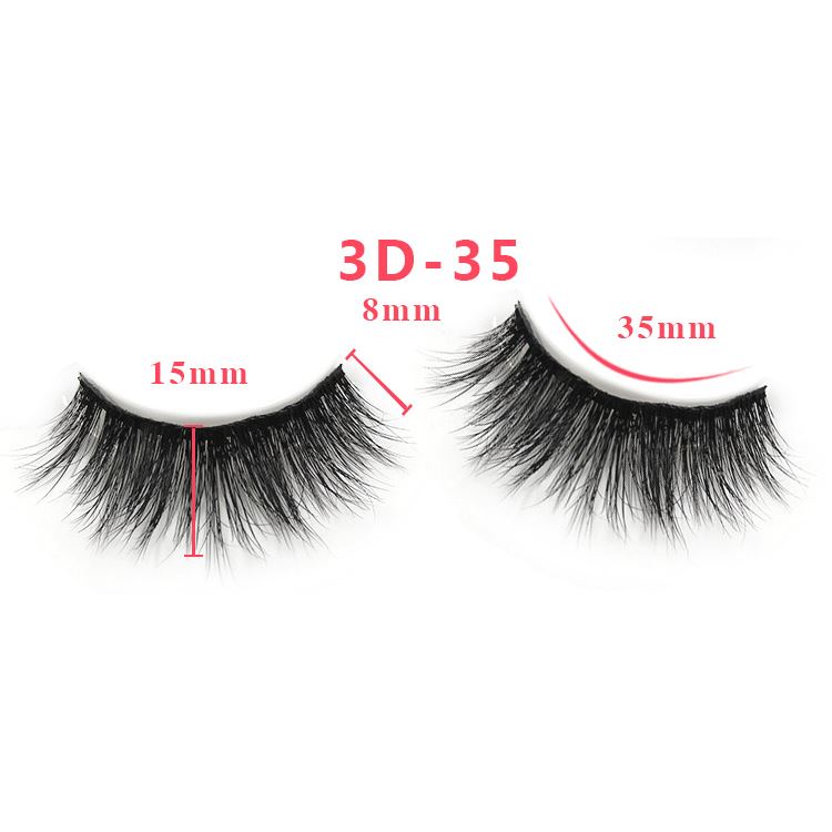 3D Thick Mink Hair False Eyelashes (#26-#50)