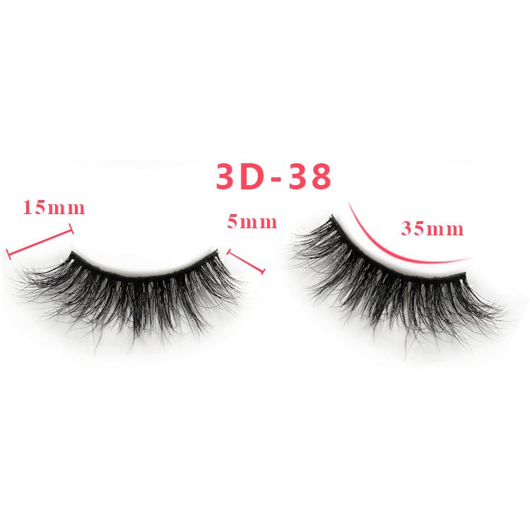 3D Thick Mink Hair False Eyelashes (#26-#50)