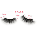 3D Thick Mink Hair False Eyelashes (#26-#50)