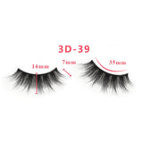 3D Thick Mink Hair False Eyelashes (#26-#50)