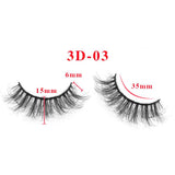 3D Messy High Imitation Mink Hair False Eyelashes