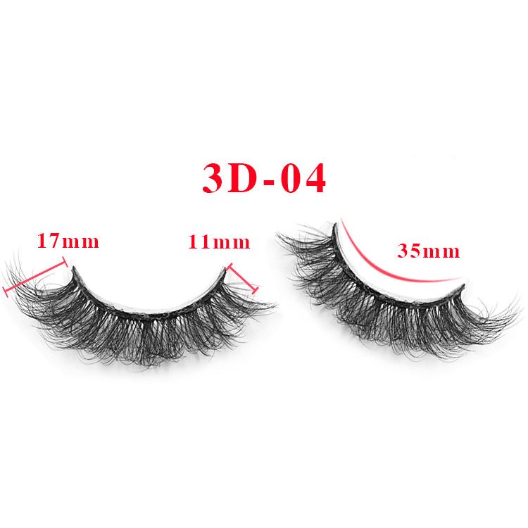 3D Messy High Imitation Mink Hair False Eyelashes
