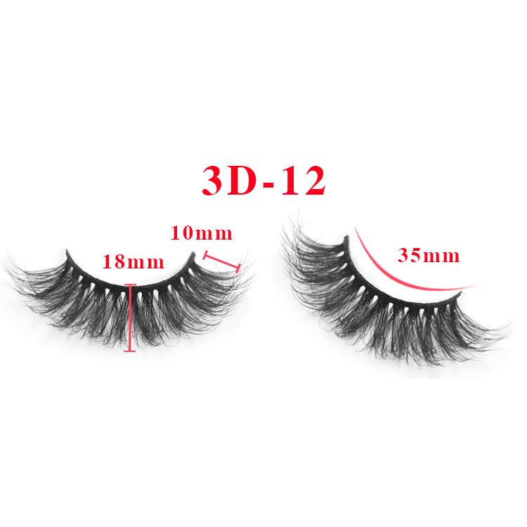 3D Messy High Imitation Mink Hair False Eyelashes