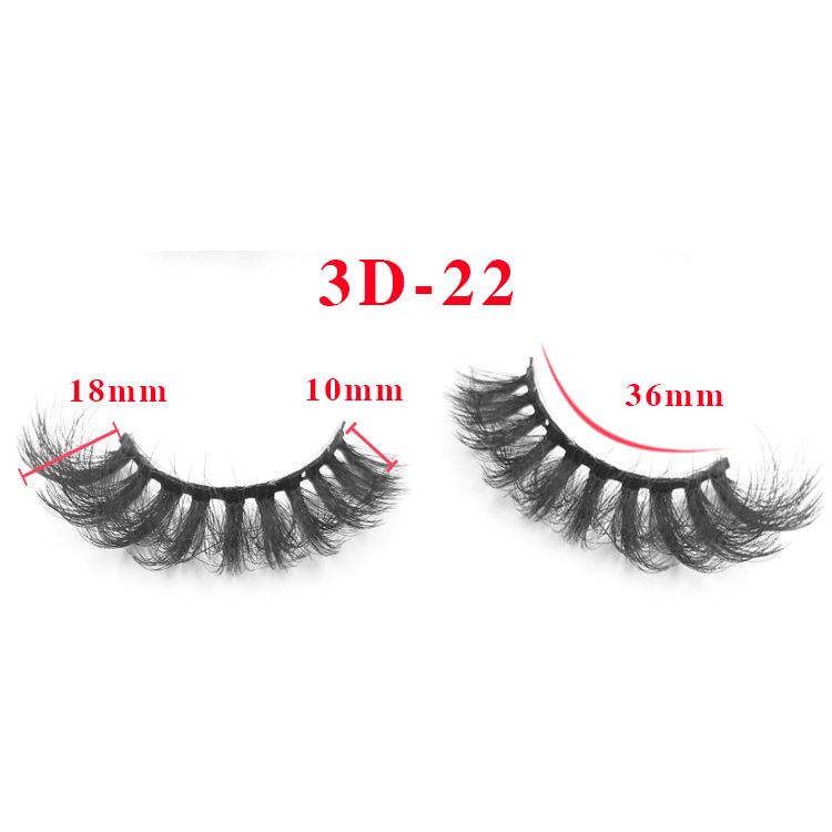 3D Messy High Imitation Mink Hair False Eyelashes