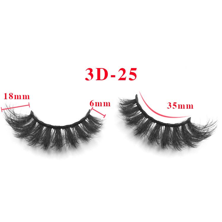 3D Messy High Imitation Mink Hair False Eyelashes