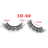 3D Messy High Imitation Mink Hair False Eyelashes