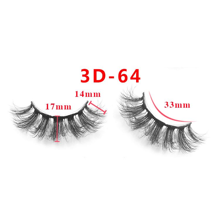 3D Messy High Imitation Mink Hair False Eyelashes