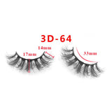 3D Messy High Imitation Mink Hair False Eyelashes