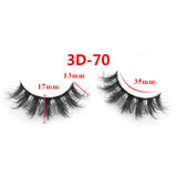 3D Messy High Imitation Mink Hair False Eyelashes
